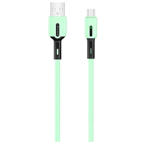 Photos - Cable (video, audio, USB) USAMS Кабель  US-SJ432 USB - Micro USB, 1 м, Mint  SJ432USB03 (SJ432USB03)