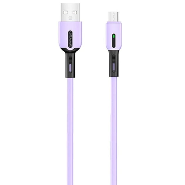 Кабель Usams US-SJ432 USB - Micro USB, 1 м, Purple (SJ432USB04)