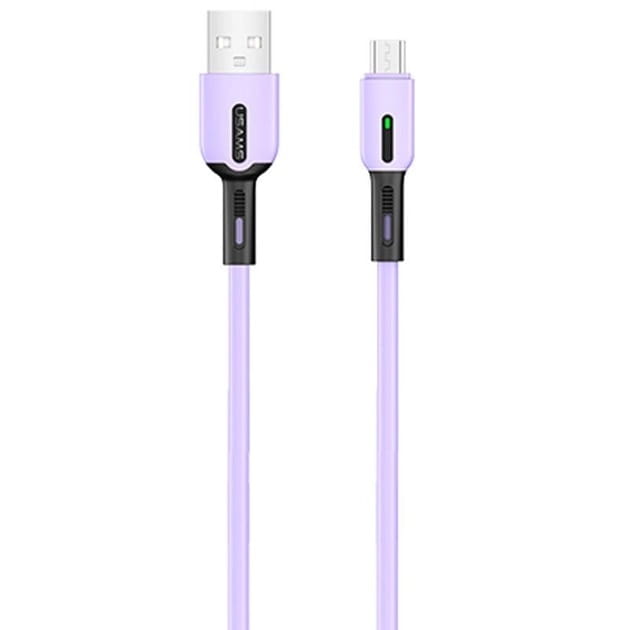 Кабель Usams US-SJ432 USB - Micro USB (M/M), 1 м, Purple (SJ432USB04)