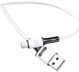 Кабель Usams US-SJ435 USB - Micro USB, 1 м, White (SJ435USB01)