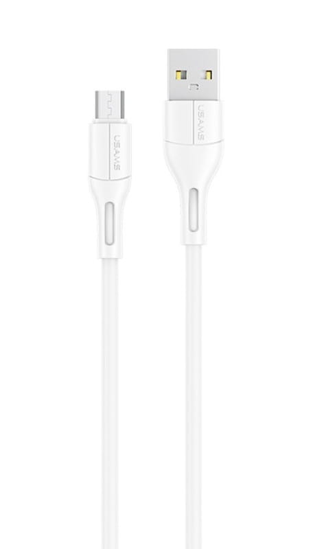 Кабель Usams US-SJ502 USB - Micro USB, 1 м, White (SJ502USB02)