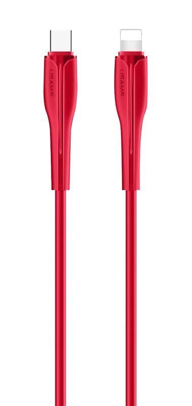 Кабель Usams US-SJ405 USB Type-C - Lightning (M/M), 1 м, Red (SJ405USB03)