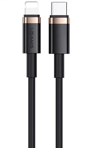 Фото - Кабель USAMS   US-SJ484 USB Type-C - Lightning, 1.2 м, Black  SJ (SJ484USB01)
