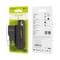 Фото - Зарядное устройство Borofone BA19A Nimble (1USB, 1А) Black (BA19AMB) + кабель MicroUSB | click.ua