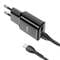 Фото - Сетевое зарядное устройство Hoco C88A (2USB, 2.4А) Black (C88ACB) + кабель Type-C | click.ua