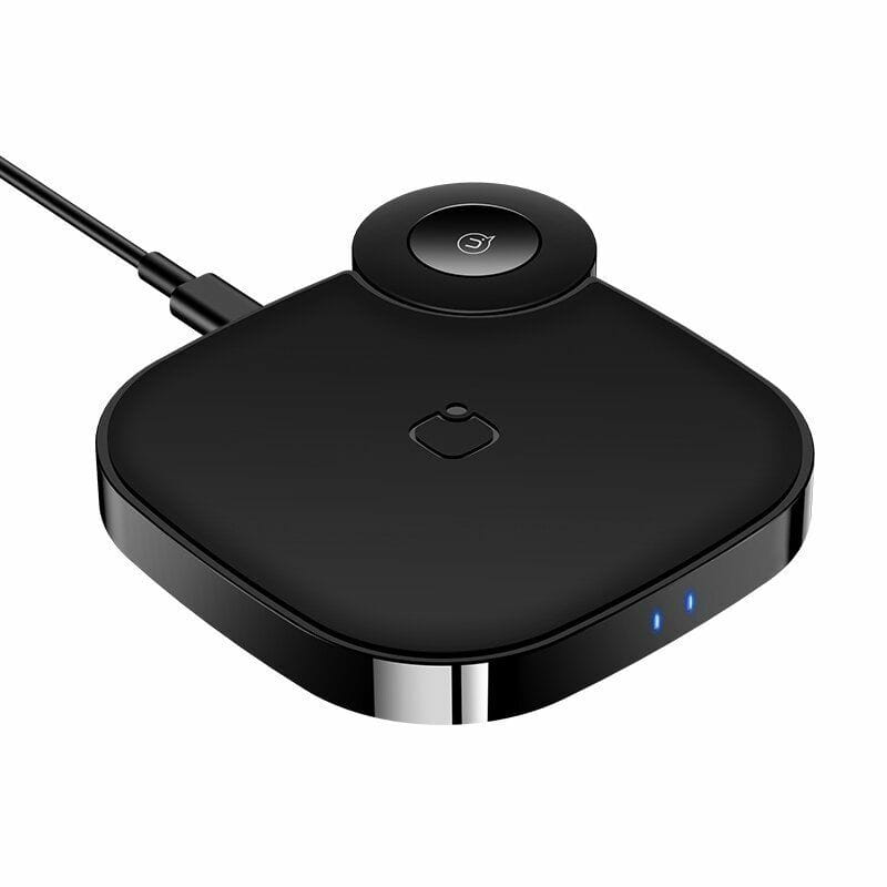 Беспроводное зарядное устройство Usams US-CD89 2in1 Wireless Charger 10W Black (CD89JN01)