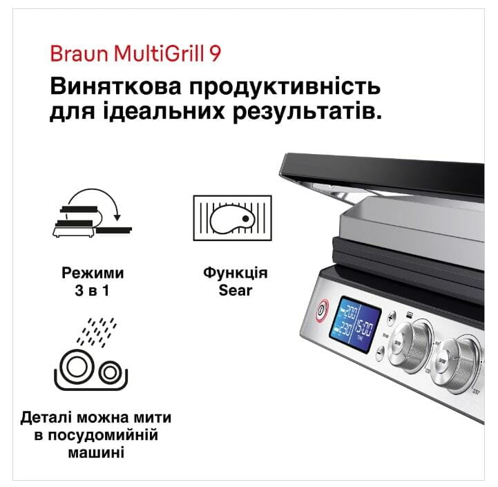 Гриль Braun MultiGrill 9 CG 9047