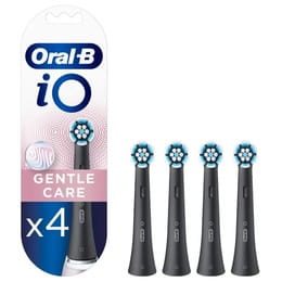 Насадка для зубної електрощітки Braun Oral-B iO RB Gentle Care Black 4шт