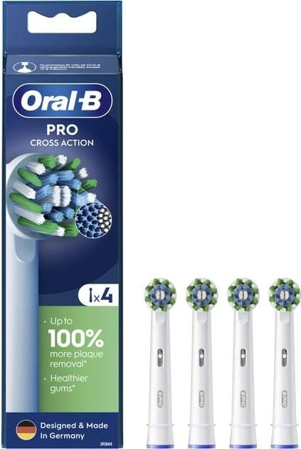 Насадка для зубної електрощітки Braun Oral-B Pro Cross Action EB50RX (4 шт.)