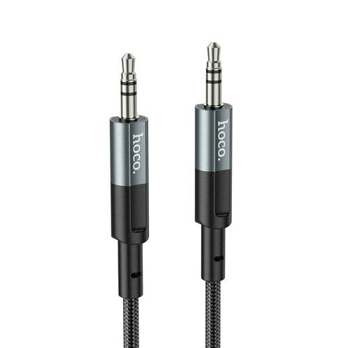 Photos - Cable (video, audio, USB) Hoco Аудіо-кабель  UPA23 3.5мм - 3.5 мм (M/M), 1 м, Gray  UPA23G (UPA23G)