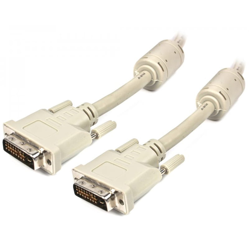 Кабель DVI - DVI (M/M), Dual link, 24+1, 4.5 м, White (2000984968547)