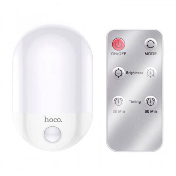 Светильник ночной Hoco DL05 Pharus sensing night light White (DL05W)