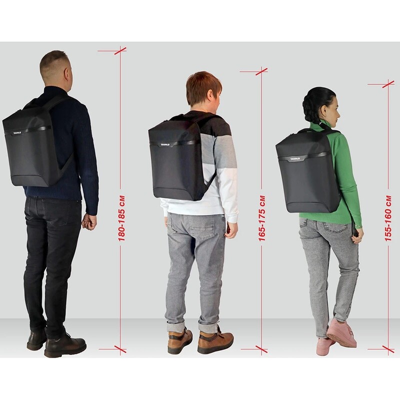 Рюкзак Tavialo Smart TB14 черный, 14л (TB14-124BL)