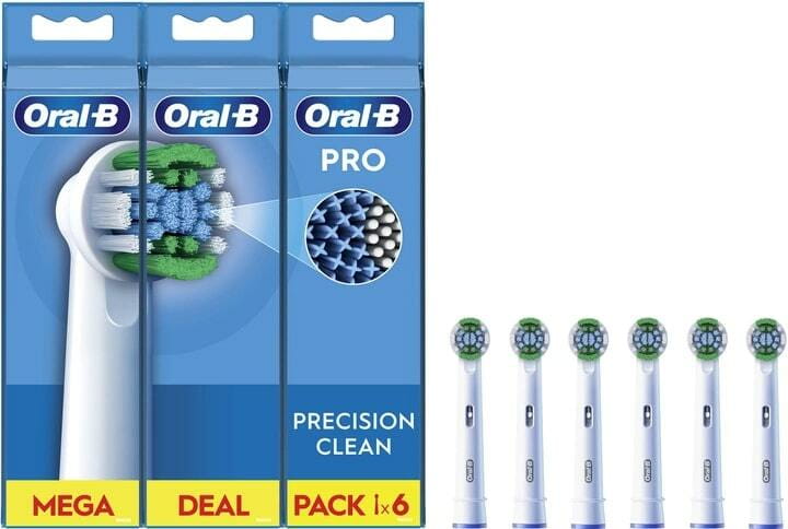 Насадка для зубной щетки Braun Oral-B Pro Precision Clean EB20RX Clean Maximiser (6 шт)