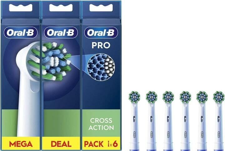 Насадка для зубной электрощетки Braun Oral-B Pro Cross Action EB50RX (6 шт.)