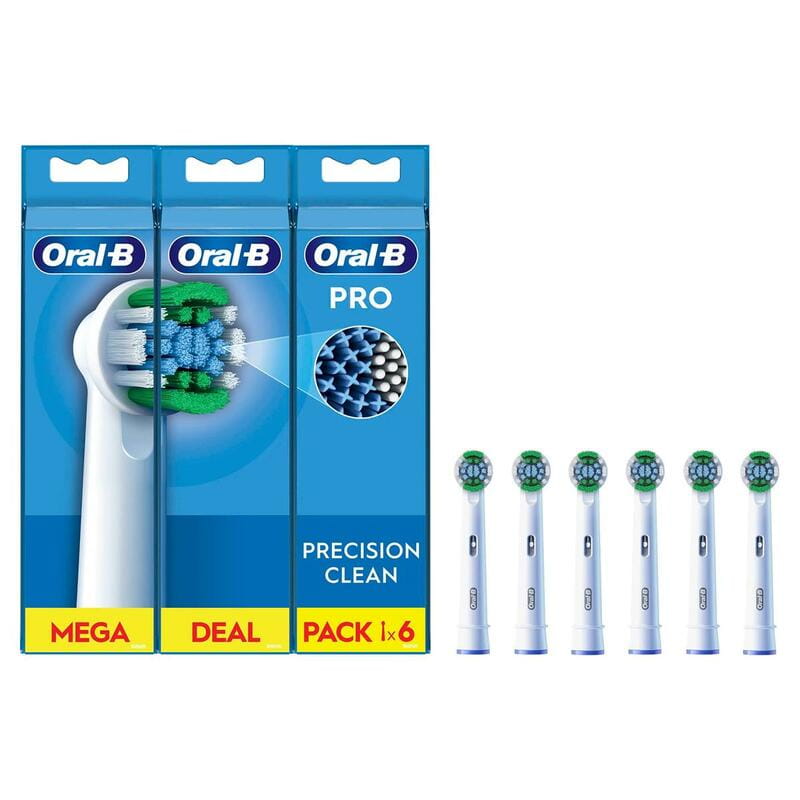 Насадка для зубної електрощітки Braun Oral-B Pro Cross Action EB50RX (6 шт.)