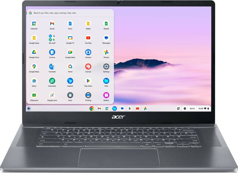 Ноутбук Acer Chromebook Plus 515 CB515-2H-38RZ (NX.KNUEU.001) Steel Gray