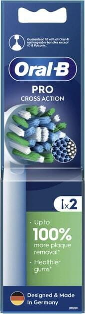 Насадка для зубної електрощітки Braun Oral-B Pro Cross Action EB50RX (2 шт.)