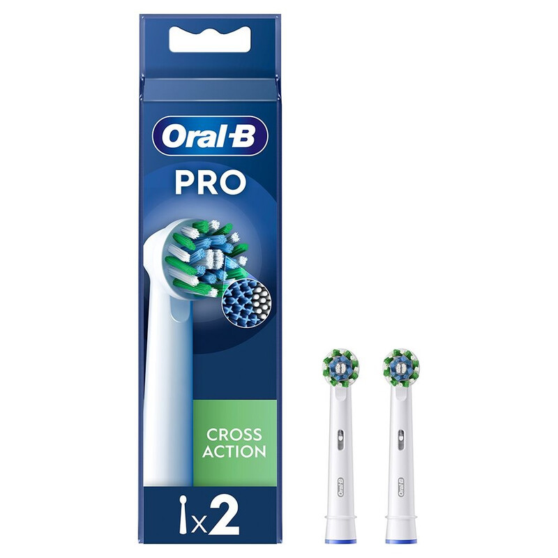 Насадка для зубної електрощітки Braun Oral-B Pro Cross Action EB50RX (2 шт.)