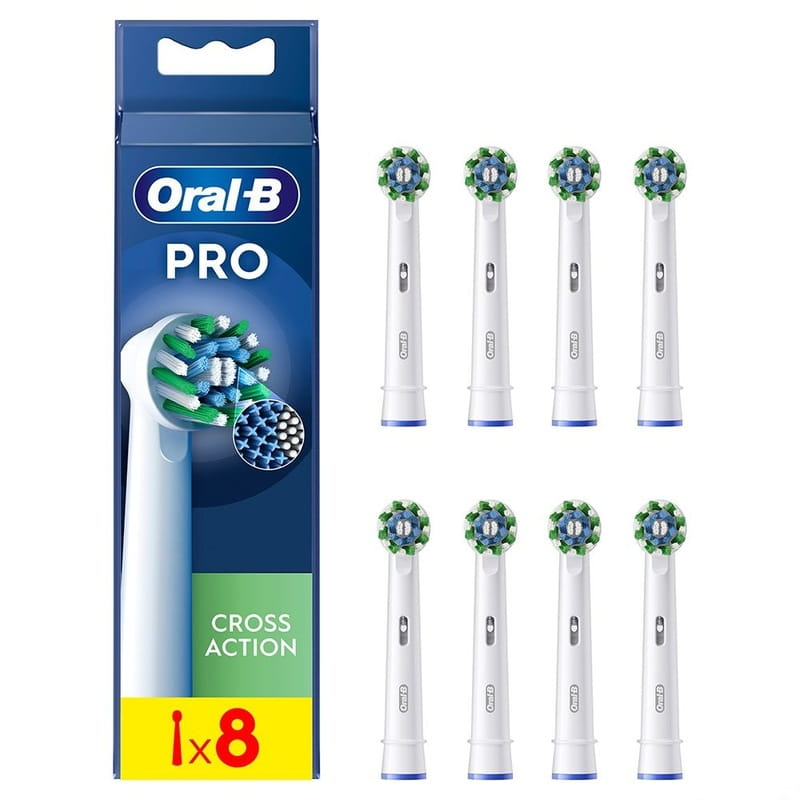 Насадка для зубної електрощітки Braun Oral-B Pro Cross Action EB50RX (8 шт.)