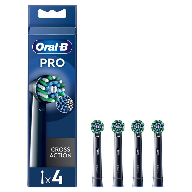 Насадка для зубной электрощетки Braun Oral-B Pro Cross Action Black EB50BRX (4 шт)