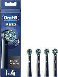 Насадка для зубної електрощітки Braun Oral-B Pro Cross Action Black EB50BRX (4 шт)