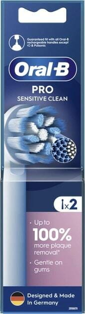 Насадка для зубної електрощітки Braun Oral-B Pro Sensitive Clean EB60X (2 шт)