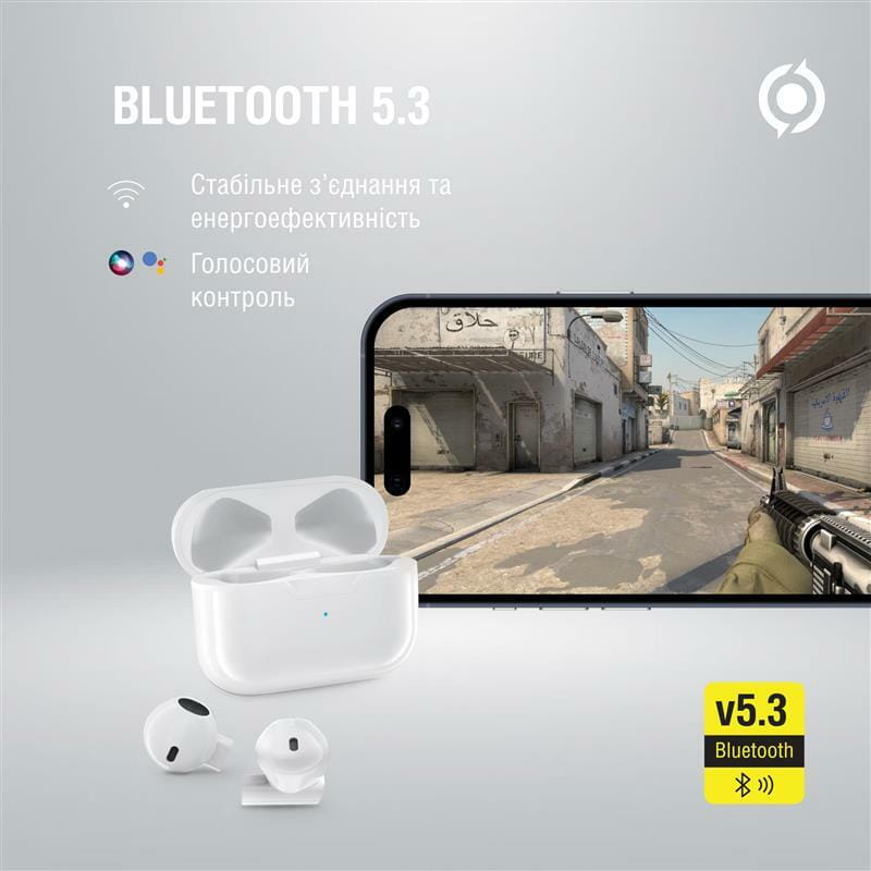 Bluetooth-гарнитура Piko TWS-MiniJack White (1283126583407)