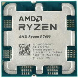 Купить Процессор AMD Ryzen 5 7600 (3.8GHz 32MB 65W AM5) Tray (100-000001015) Процессор AMD Ryzen 5 7600 (3.8GHz 32MB 65W AM5) Tray (100-000001015)