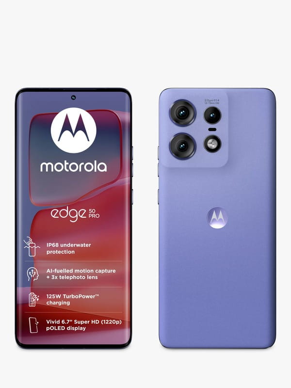 Смартфон Motorola Moto Edge 50 Pro 12/512GB Luxe Lavender (PB1J0053RS)