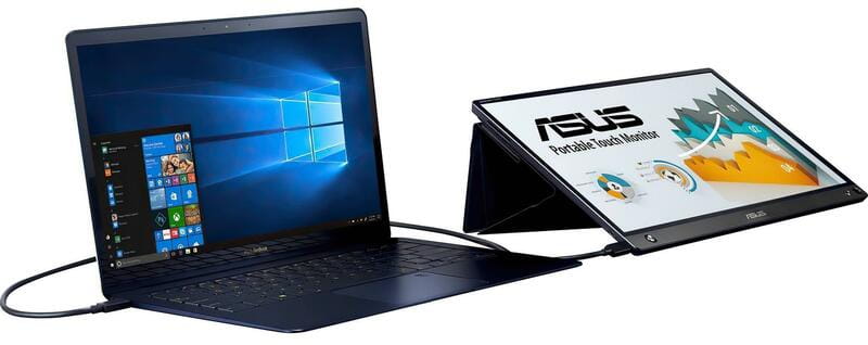 Монітор портативний Asus 15.6" ZenScreen Touch MB16AHT (90LM0890-B01170) IPS Black