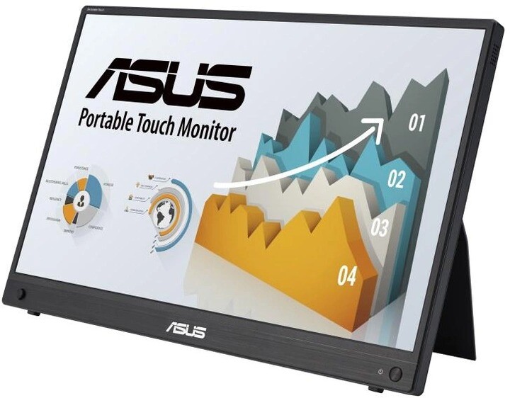 Монитор портативный Asus 15.6" ZenScreen Touch MB16AHT (90LM0890-B01170) IPS Black