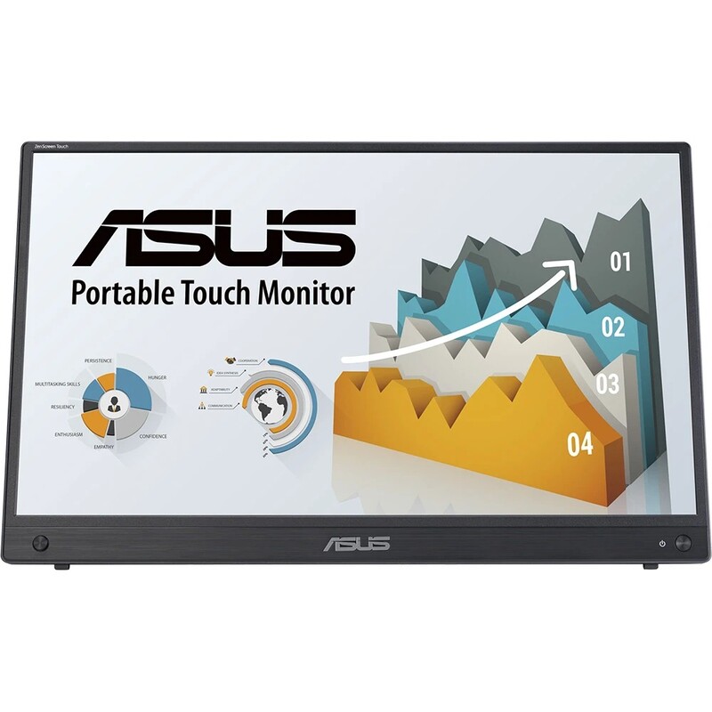 Монитор портативный Asus 15.6" ZenScreen Touch MB16AHT (90LM0890-B01170) IPS Black