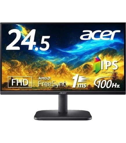 Монитор Acer 24.5" EK251QEbi (UM.KE1EE.E01) IPS Black 100Hz