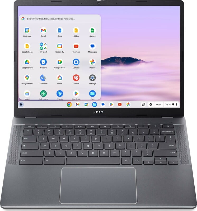 Ноутбук Acer Chromebook Plus 514 CB514-3H-R954 (NX.KP4EU.001) Steel Gray