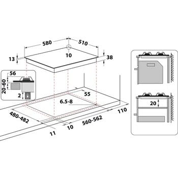 Варильна поверхня Whirlpool TKRL 661 IX EU