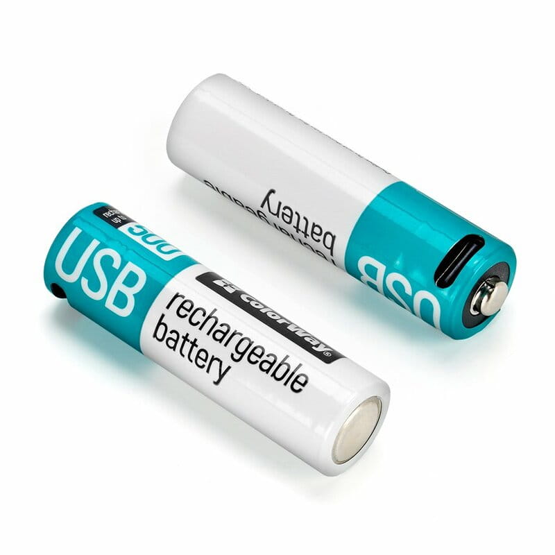 Акумулятор USB-C ColorWay (CW-UBAA-10) AA/HR06 Li-Pol 2220 mAh BL 2шт