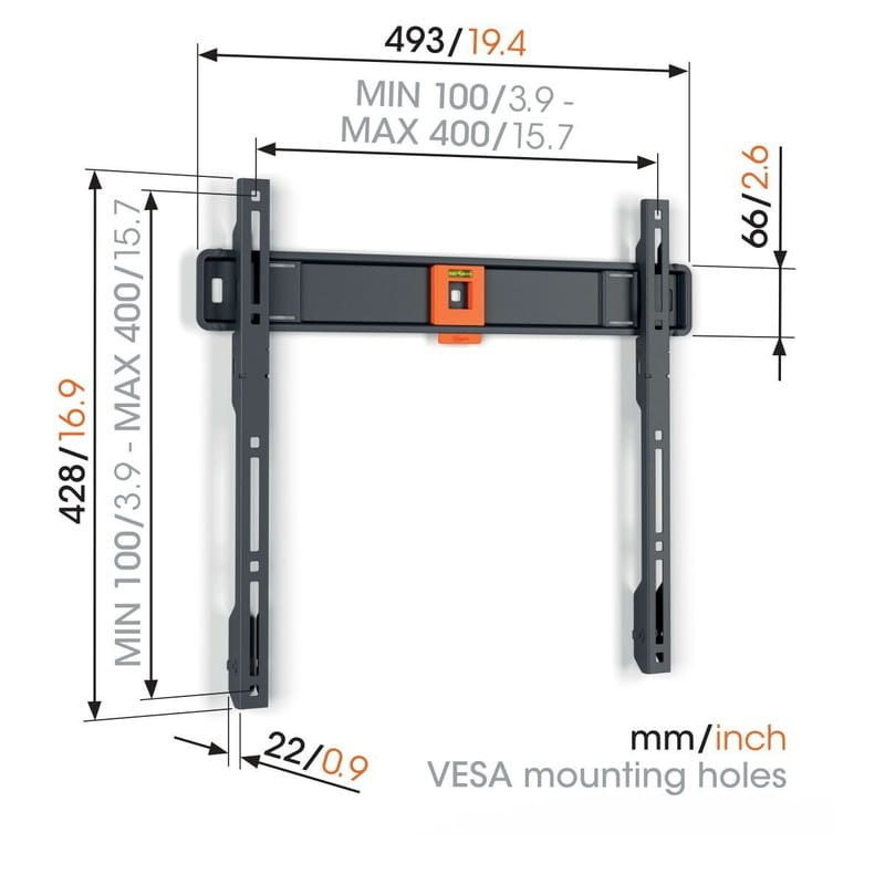 Кронштейн Vogels TVM 1403 Black (VESA400х400)