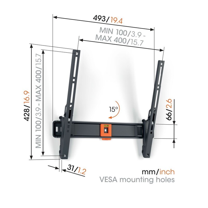 Кронштейн Vogels TVM 1413 Black (VESA400х400)