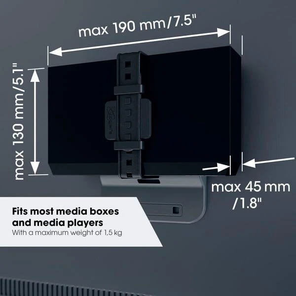 Кронштейн Vogels TVM 6400 Media Box Mount Black