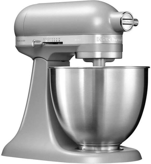 Кухонная машина KitchenAid Artisan Mini 3.3 л Matte Silver (5KSM3311XEFG)