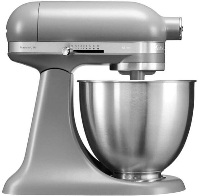 Кухонная машина KitchenAid Artisan Mini 3.3 л Matte Silver (5KSM3311XEFG)