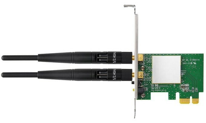 Беспроводной адаптер Edimax EW-7612PIN v2 (N300, +крепление low profile, 2 антенны по 3 дБи)