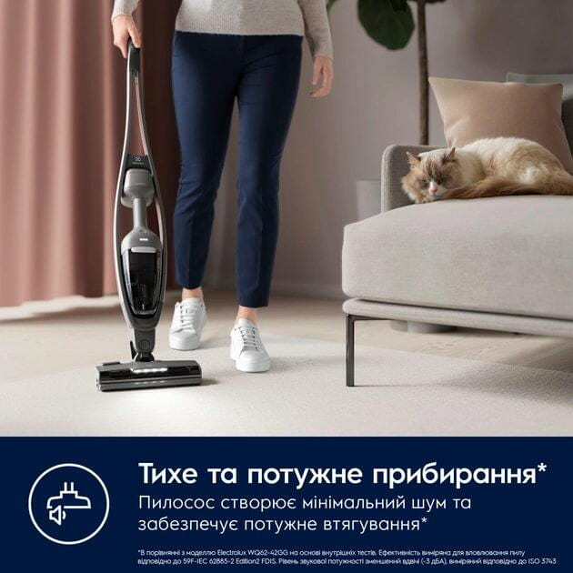 Акумуляторний пилосос Electrolux ES62CB25UG