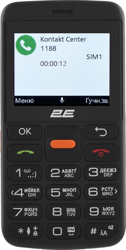 Мобильный телефон 2E T180 Max Dual Sim Black (688130251051)