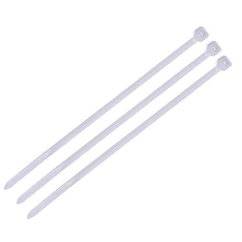 Стяжки Eserver 2,5*150 мм, 100 шт, білі (WT-7001-3x150)