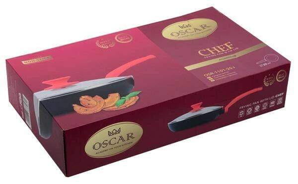 Сковорода з кришкою Oscar Chef 20 см (OSR-1101-20-l)