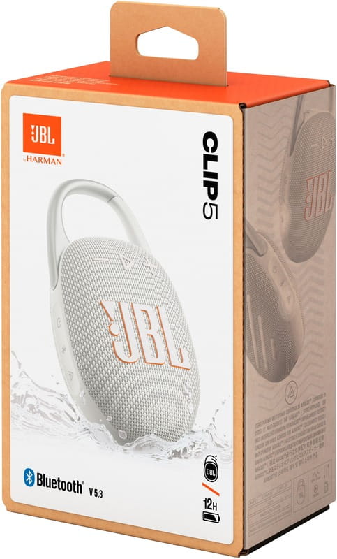 Акустическая система JBL Clip 5 White (JBLCLIP5WHT)