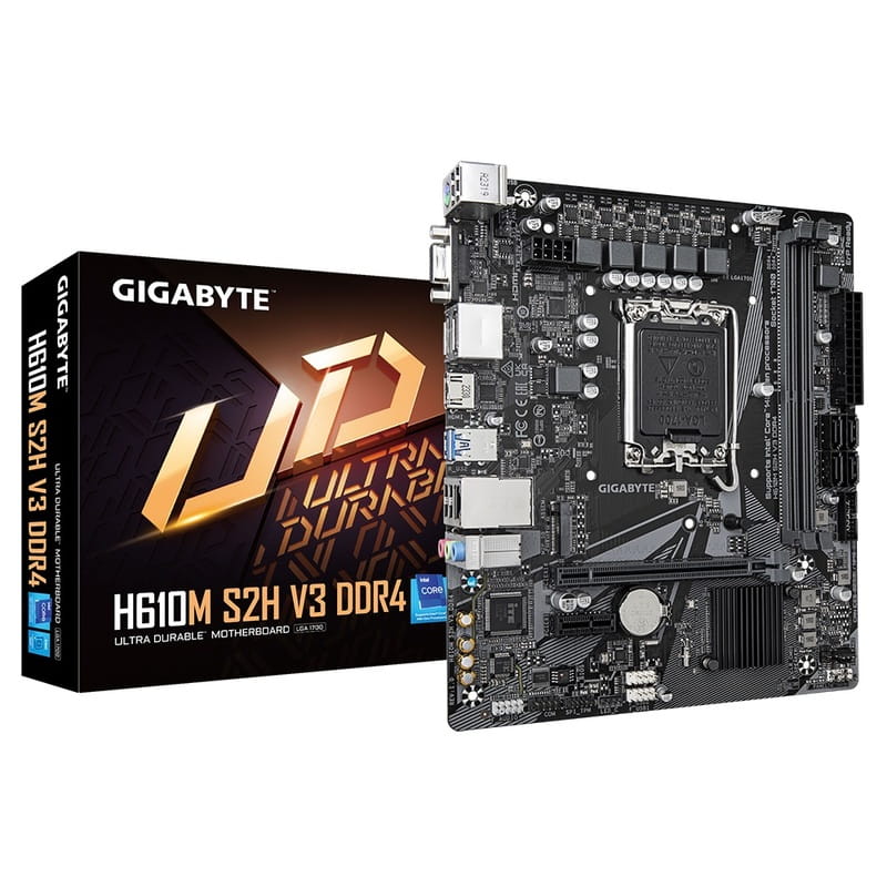 Материнская плата Gigabyte H610M S2H V3 DDR4 Socket 1700