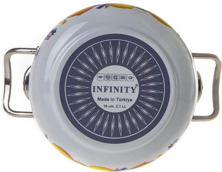 Каструля з кришкою Infinity SD-1621 Lemon 20 см 3.7 л (6873745)